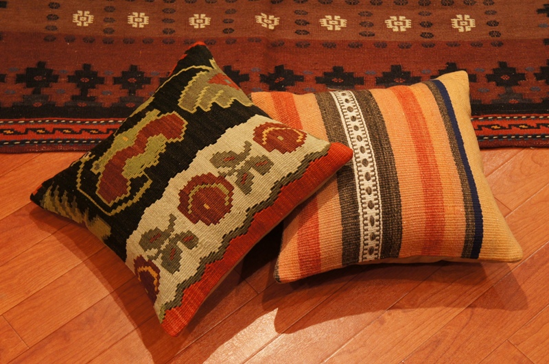 old kilim cushion